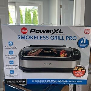 Brand New Power XL Smokeless Grill Pro